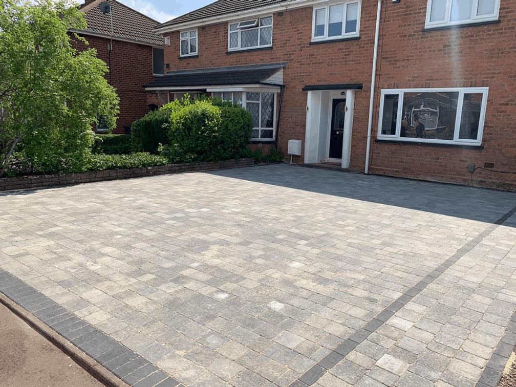 Block pave driveway in Ipswich, Suffolk